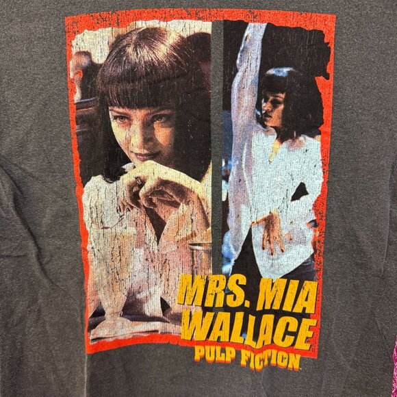 Pulp Fiction Mrs Mia Wallace Dance Date Poster Movie Tee M - Picture 2 of 4